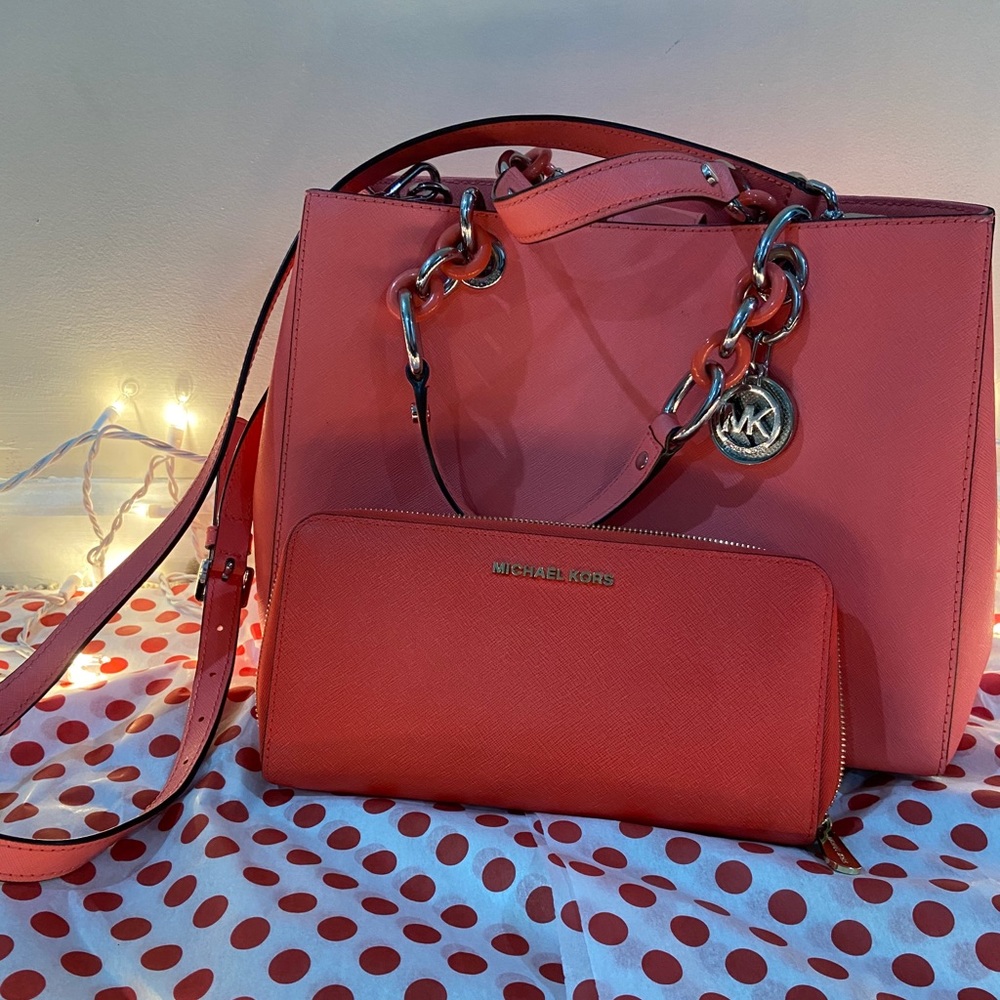 Michael Kors Purse and Matching Wallet